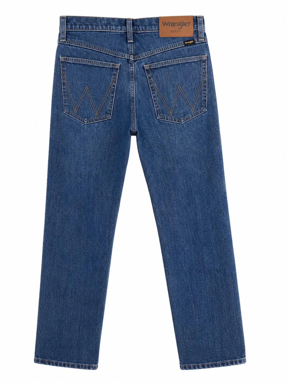 Wrangler Men’s Dark Blue Bootcut Jeans